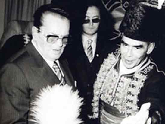 Komunistički diktator Tito sa svojim učenikom i koljačem Brunom Vuletićem